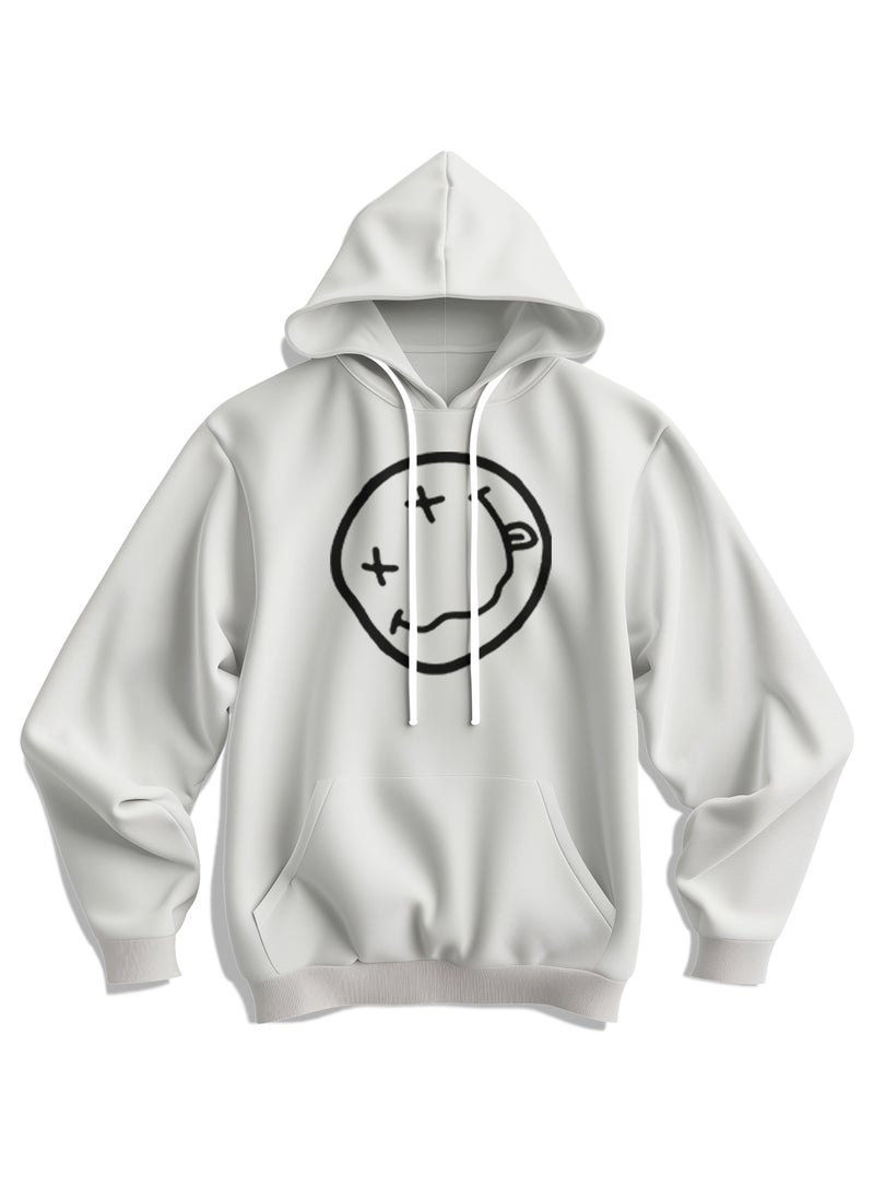 Generic - Fashion World Cotton Hoodie Printed with High-quality Smiley face - Image 1