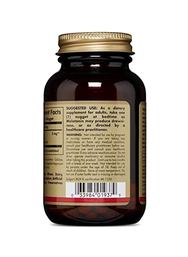 سولجر مكمل غذائي ميلاتونين 5 مجم - 120 قرصاً - Image 3