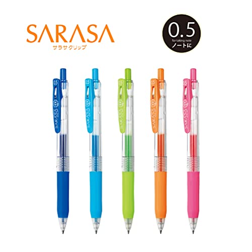Zebra Technologies ZEBRA Sarasa Clip 05 5 Color Set JJ155CA - Image 3