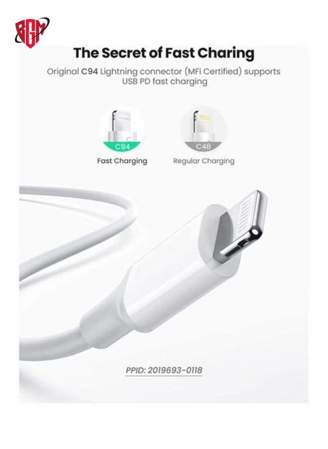 BGM - 3 Pin Type c to Lightning Adapter With Cable - Image 1