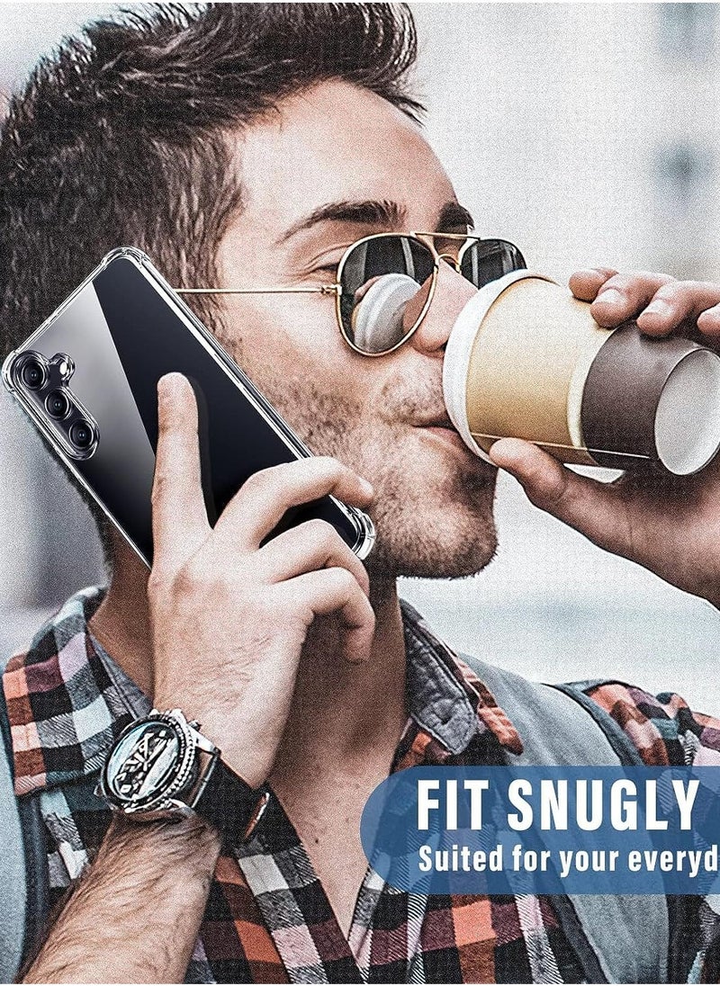 ELTRAZONE Samsung Galaxy M52-5G Case Cover Protective Shock Absorption Bumper soft Transparent Case (Clear) - Image 5