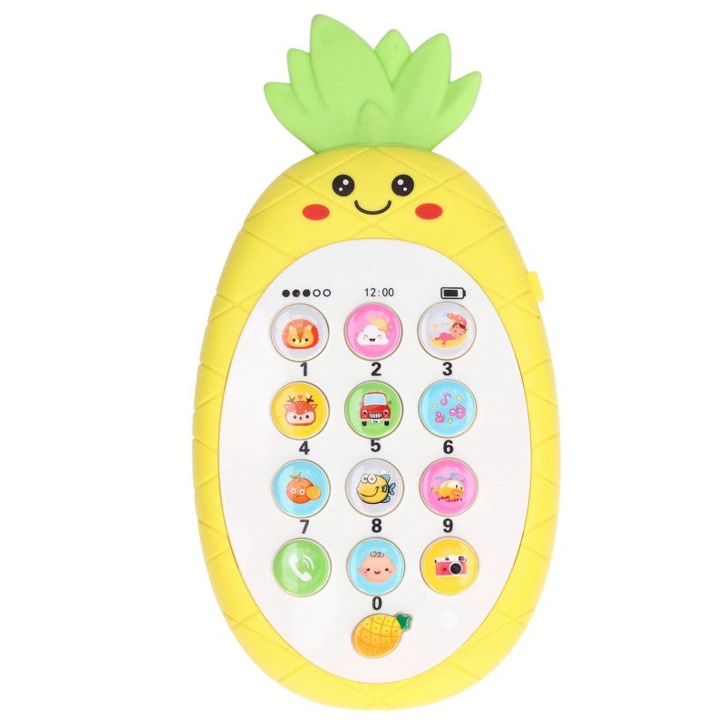 Baby Cell Phone Toy: Soft Silicone Teether, Bright Colors Cool Light - Musical Lullaby Functions, Educational Development for Infant Sensory Learning, Baby Sleep Aid - Image 4