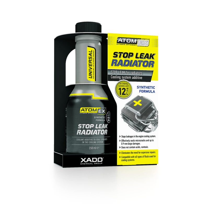 XADO ATOMEX Stop Leak Radiator Coolant Additive - Repair Seal, Restore Radiator Fluid Fix and Prevent Future Leaks (Bottle, 250 ml) - Image 5