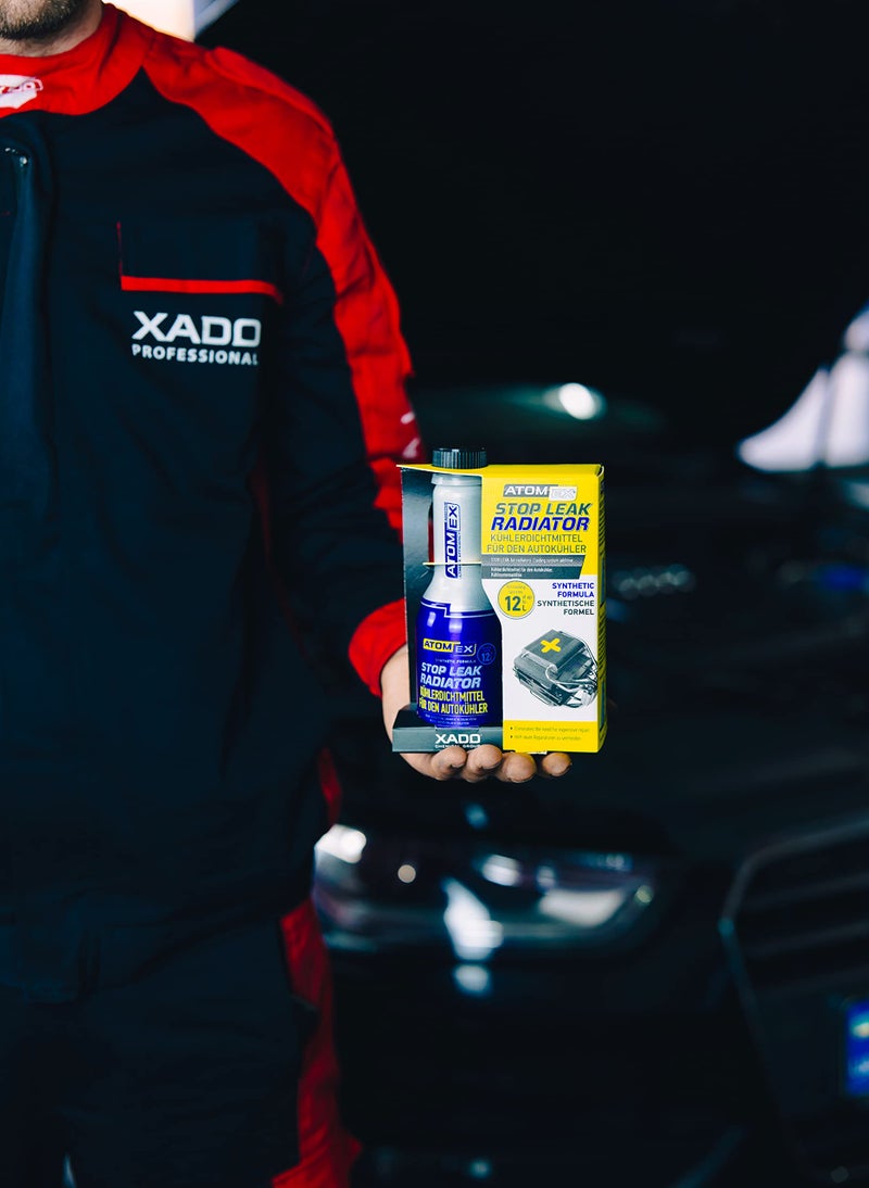 XADO ATOMEX Stop Leak Radiator Coolant Additive - Repair Seal, Restore Radiator Fluid Fix and Prevent Future Leaks (Bottle, 250 ml) - Image 3