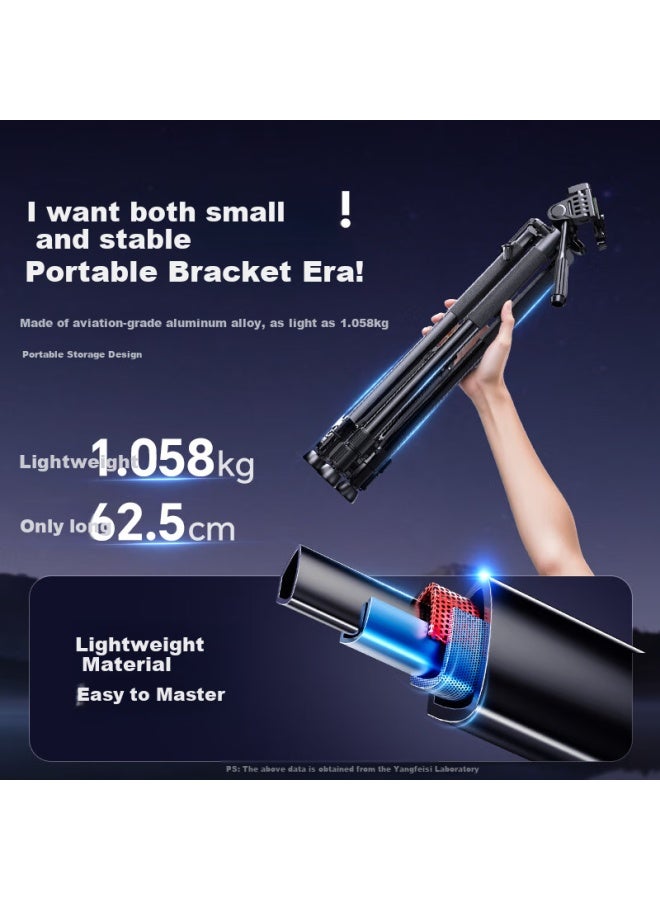 Youfes [over 100,000 Sold | 1.5m Aluminum Alloy] Tripod Camera Stand Portable Dslr Smartphone Tripod Photography Gimbal Outdoor Shooting Suitable For Nikon Cano - Image 2
