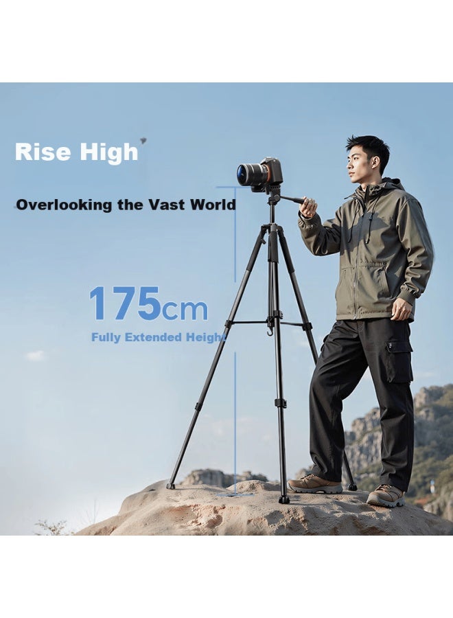 Youfes [over 100,000 Sold | 1.5m Aluminum Alloy] Tripod Camera Stand Portable Dslr Smartphone Tripod Photography Gimbal Outdoor Shooting Suitable For Nikon Cano - Image 5