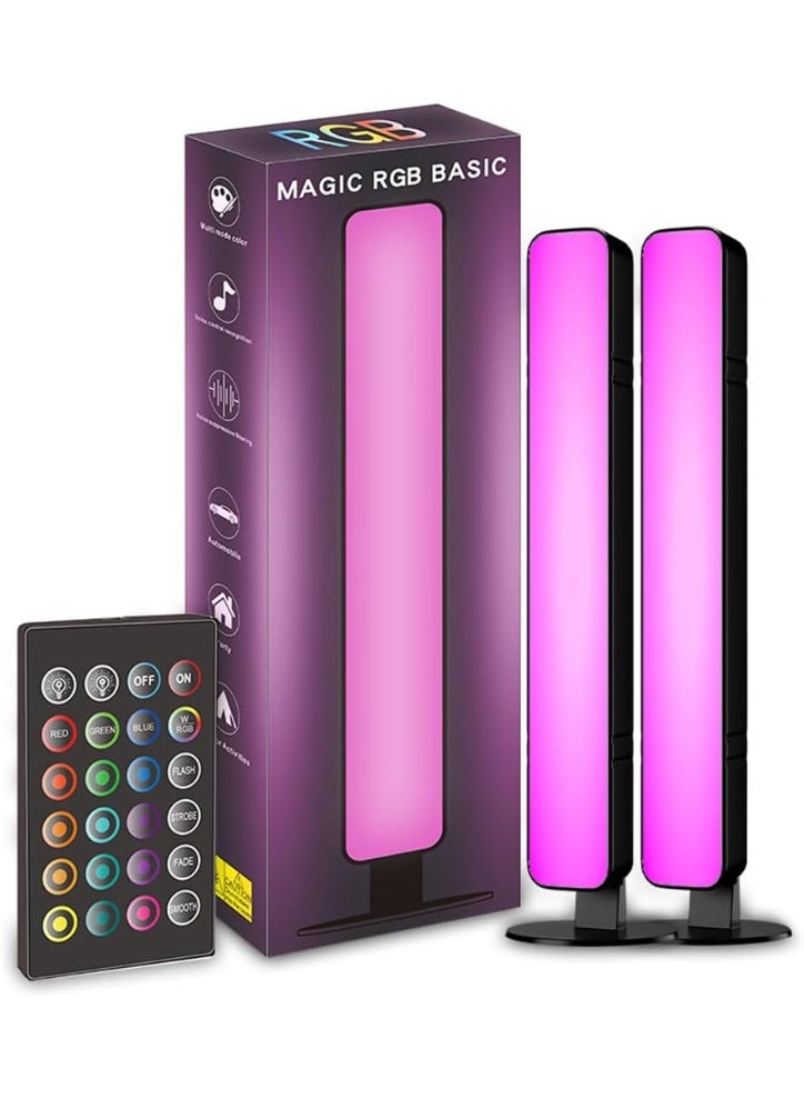 Azonee ضوء الأجواء، ضوء مكتب RGB، أضواء شريط LED، إكسسوارات ألعاب الكمبيوتر، أشياء رائعة لإضاءة الغرفة، أضواء LED تفاعلية مع الصوت، إضاءة مزاجية مناسبة للتلفاز وغرفة النوم - Image 1
