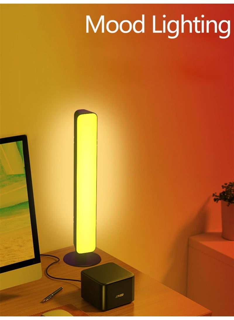 Azonee ضوء الأجواء، ضوء مكتب RGB، أضواء شريط LED، إكسسوارات ألعاب الكمبيوتر، أشياء رائعة لإضاءة الغرفة، أضواء LED تفاعلية مع الصوت، إضاءة مزاجية مناسبة للتلفاز وغرفة النوم - Image 2