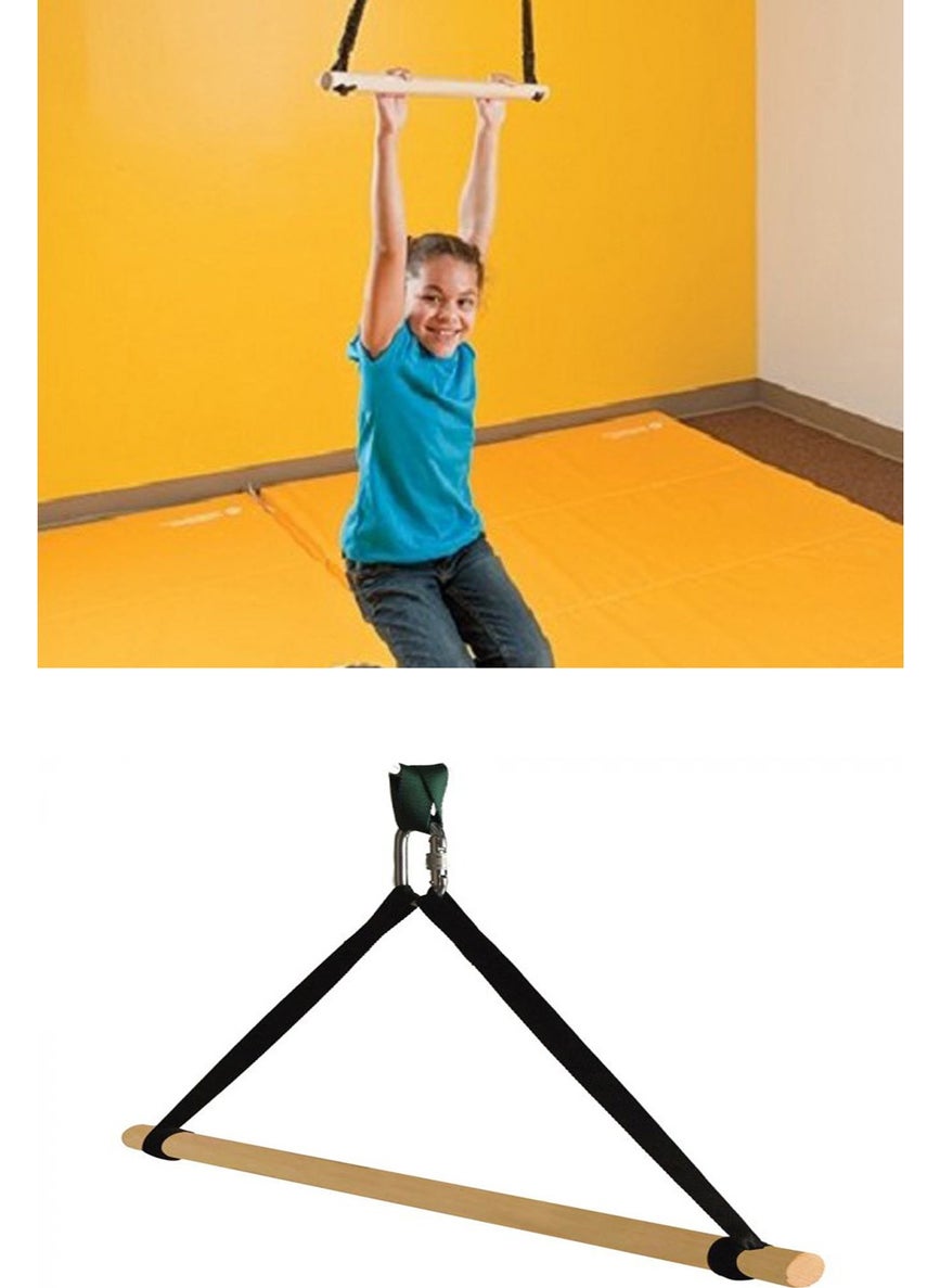 KAŞIKBEY - Kaşıkbey Leiste Basic Sensory Wooden Trapeze Swing Children Activity Gymnastic Development Swing - Image 1