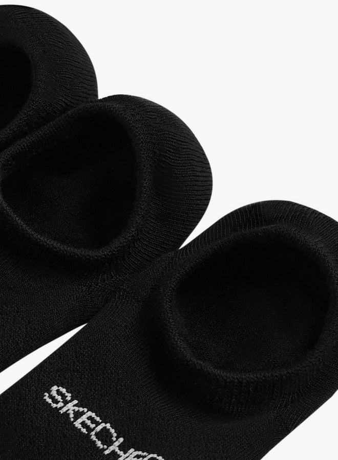 SKECHERS Textured No Show Socks - Set of 3 - Image 4
