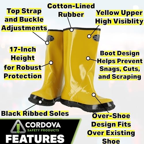 Cordova Mens Protective-safety-boot-and-shoe-covers, Size 12, Size 12 US - Image 3