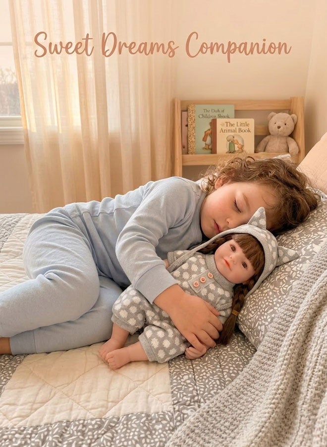 Baby doll，lifelike baby doll，3D simulated series baby doll,Ultra-Soft Realistic Companion - Image 3