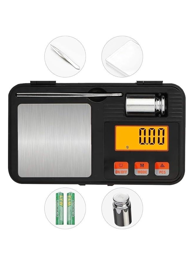 Beauenty Digital Scale 200G X 0.01G GRAM Scale With Pocket Size, 50G Calibration Weight,6 Units Conversion, Lcd Back-Lit Display, Use For Jewelry/Medicine/Food/Powder/Coin - Image 3