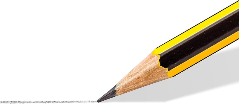 STAEDTLER Noris HB Pencils with Eraser - Pack of 3 - Image 3