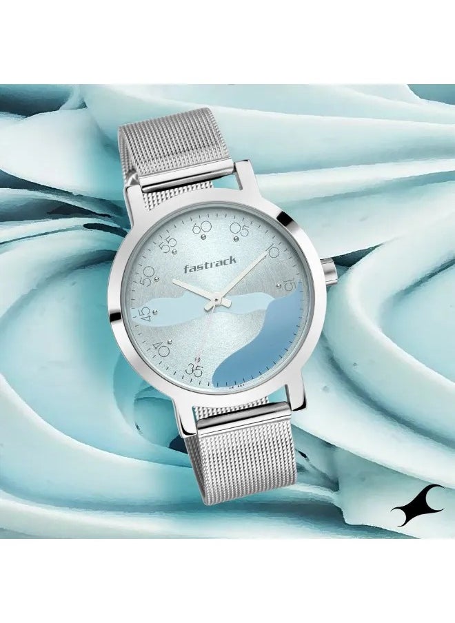 fastrack Women's Analog Round Shape Stainless Steel Wrist Watch - 6222SM02 - 42.6 Mm  - Image 1