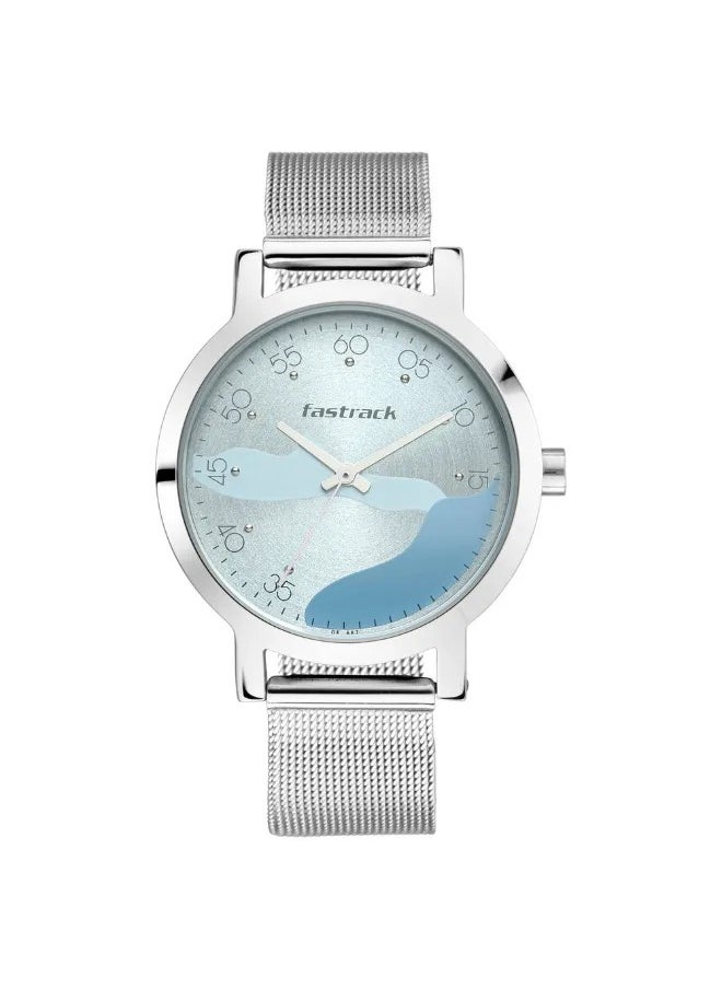 fastrack Women's Analog Round Shape Stainless Steel Wrist Watch - 6222SM02 - 42.6 Mm  - Image 3