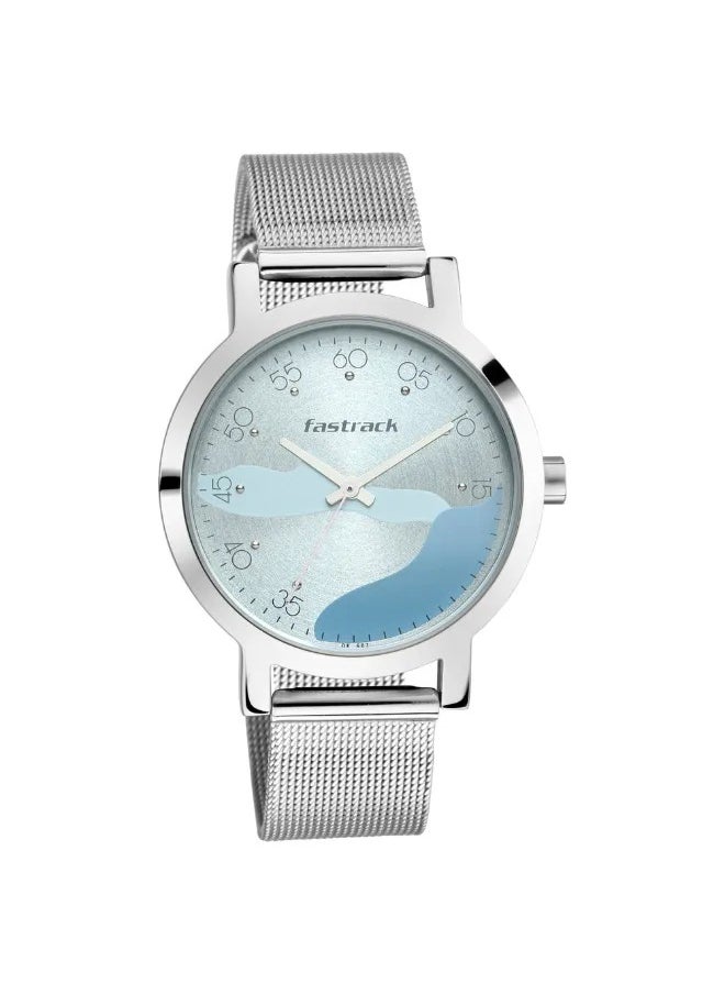 fastrack Women's Analog Round Shape Stainless Steel Wrist Watch - 6222SM02 - 42.6 Mm  - Image 2