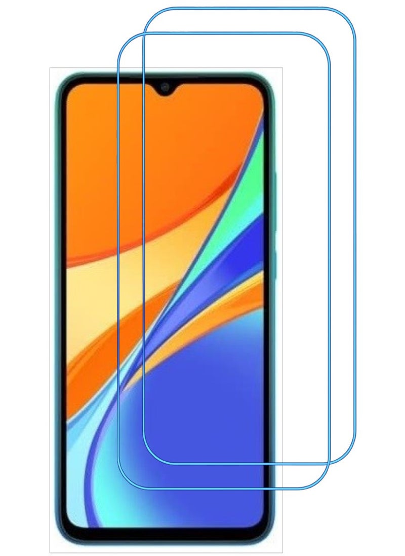 ACLIX 2 Pieces Antistatic ESD Dustproof Premium Quality High Definition Clear Tempered Glass Screen Protector Designed For Xiaomi Redmi 9C - Image 1