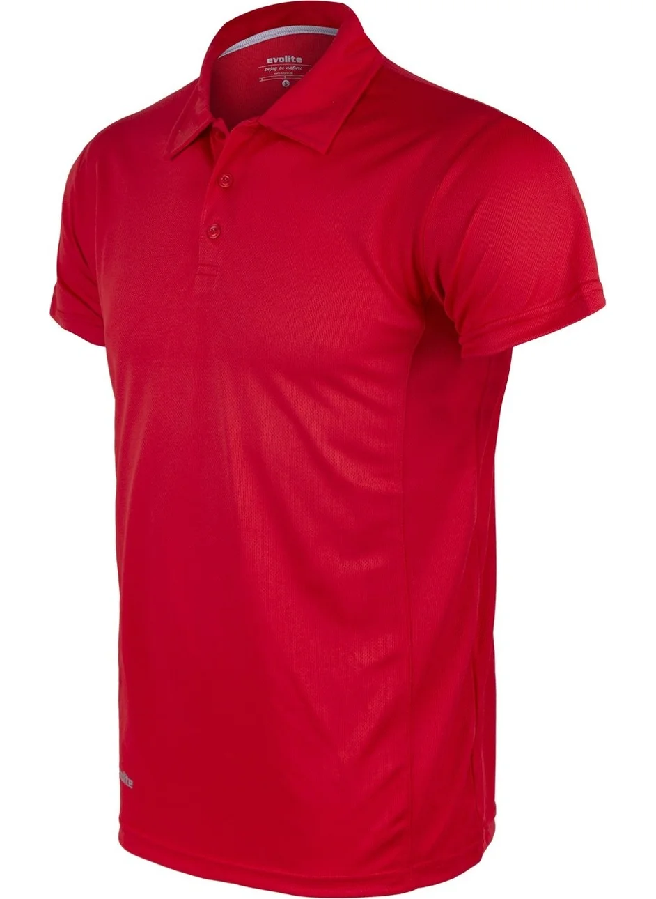 Evolite Polo Dry Thermal T-Shirt - Red