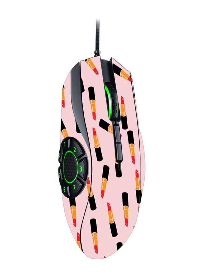 MIGHTY SKINS MightySkins Skin Compatible With Razer Naga Hex V2 Gaming Mouse - Lipstick Pattern | Protective, Durable, and Unique Vinyl Decal wrap cover | Easy To Apply, Remove, and Change Styles | Made in the USA - Image 1
