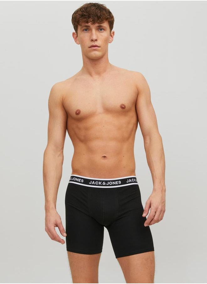 JACK & JONES - Pack of 5 - Solid Boxer Briefs - Image 1