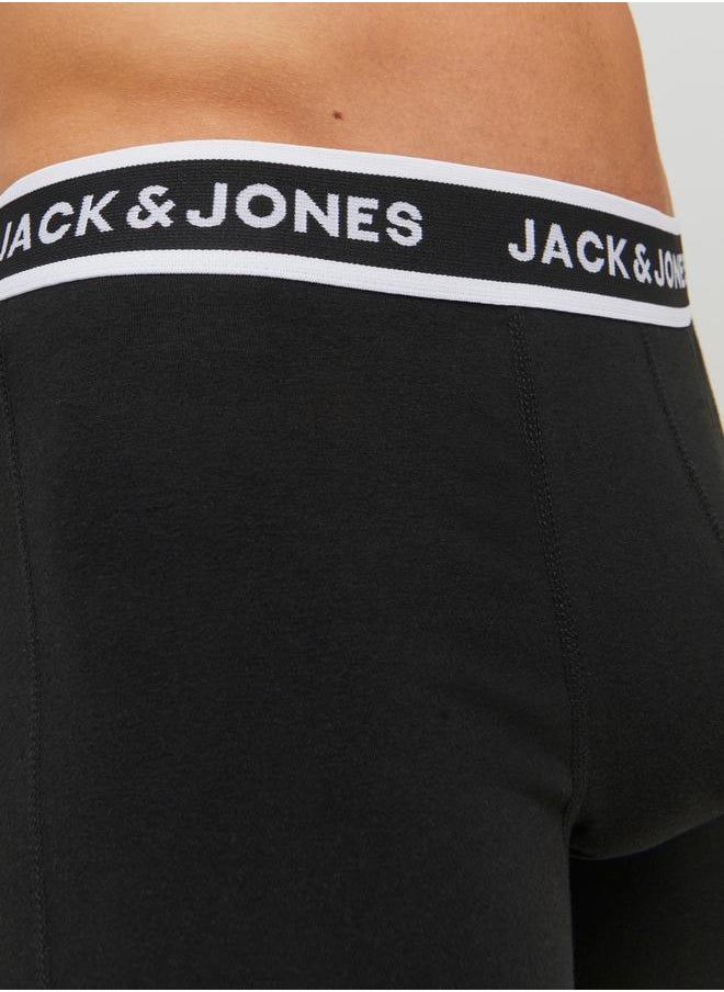 JACK & JONES - Pack of 5 - Solid Boxer Briefs - Image 1