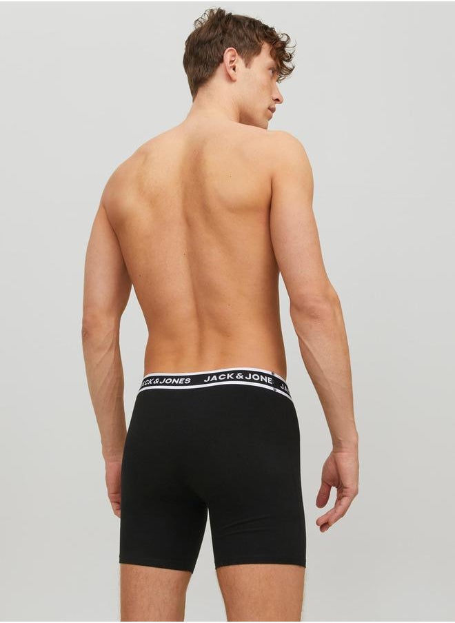 JACK & JONES - Pack of 5 - Solid Boxer Briefs - Image 1