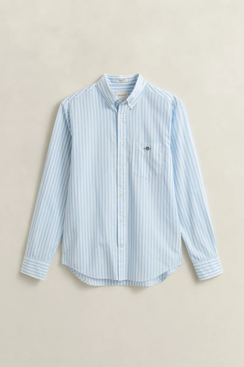 GANT  Regular Classic Poplin Stripe Shirt for Men | Best Price UAE