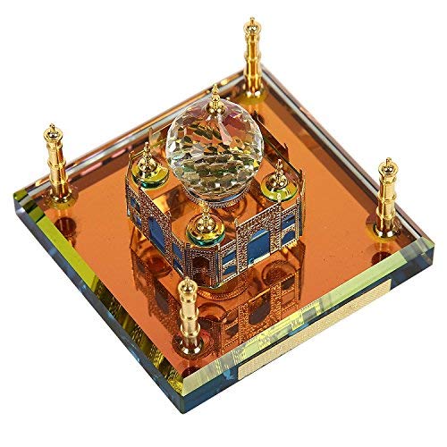 Lilone Show Piece Of Crystal Taj Mahal Home Decorative Miniature - Image 3