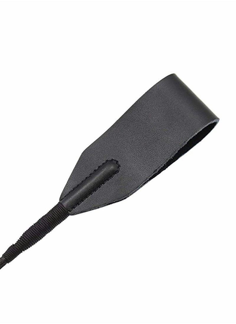 KASTWAVE 18 Inches Real Riding Crop English Whip, with Genuine Leather, Top Premium Quality Crops, Equestrianism Horse Crop Black Horse Whip Leathe  - Image 5