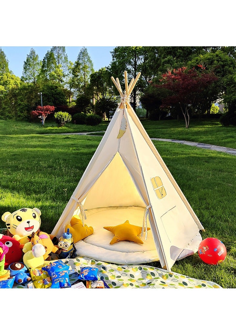 Arabest Kids Tent with mat, Play Tent Indoor or Outdoor , Kids Tent for Toddler,  Play House with Windows, Washable - Image 1