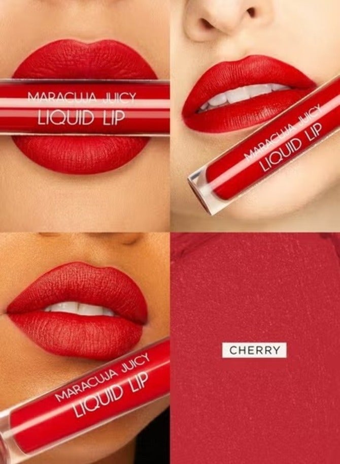 تارت كوزمتيكس أحمر شفاه تارت ماراكوجا جوسي السائل - كرز 3.5 جم - Image 2