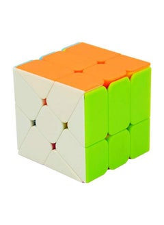 Kiditos Moyu Windmill Cube 3X3 Shape Mod Twisty Puzzle Stickerless Cube, Multicolour  - Image 5