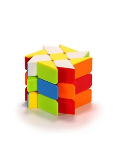 Kiditos Moyu Windmill Cube 3X3 Shape Mod Twisty Puzzle Stickerless Cube, Multicolour  - Image 3