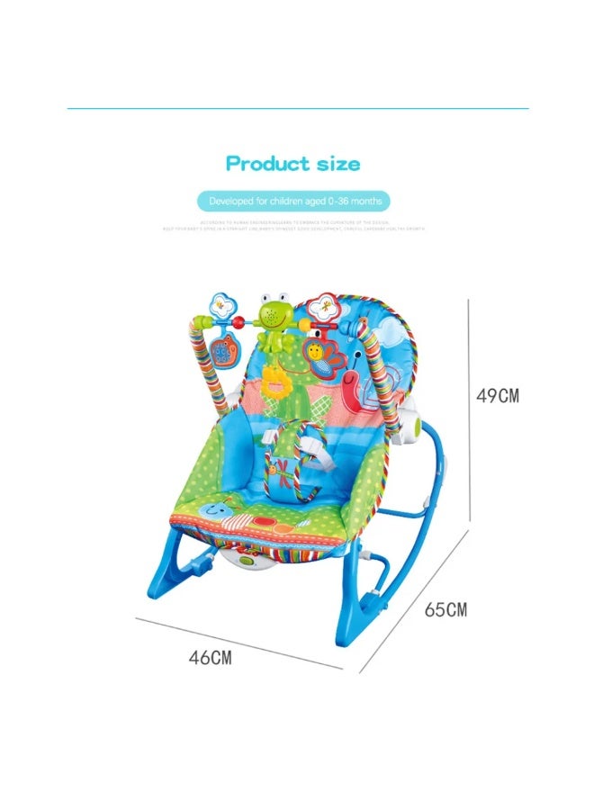 Tiibaby Musical Baby Rocker | Rocking Chair for Infants to Toddlers | with Vibrating Rocking and Soothing Toys for Toddlers | Suitable from Birth - Image 4