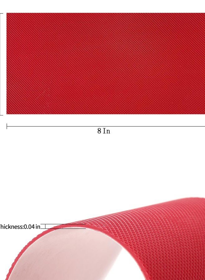 CZBYXA12 Red Bottoms Shoe Sole Protector Sole Guard Compatible with Christian Louboutin Mens and Womens Shoes,Self-Adhesive Shoe Sole Guard Replacement for Louboutin Shoes(8.0"x4.0",Red-2Pairs) - Image 4