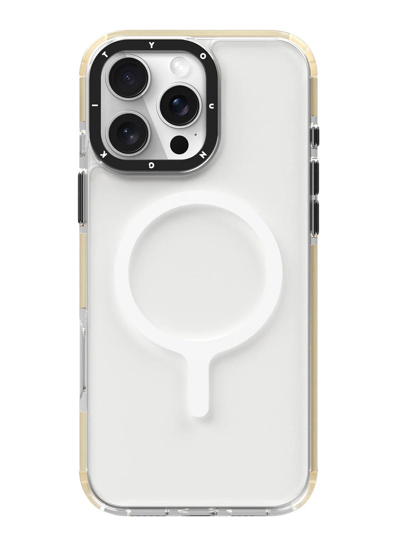 يونج كيت حافظة يانج كيت الشفافة اللامعة لجهاز آيفون 16 برو ماكس، مقاومة للصدمات، مقاومة للخدوش، حماية شاملة من جميع الاتجاهات، وضوح دائم، تم اختبارها بأكثر من 500 سقوط - Image 1