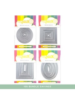 Nesting Basics Dies Bundle 2 Panels Mats Layers Craft Dies Rectangles & Ovals Circles & Squares - pzsku/Z7EA7C9CF89E04FF372D7Z/45/_/1701151097/281d3929-89c1-432b-a573-12b1b27acb38