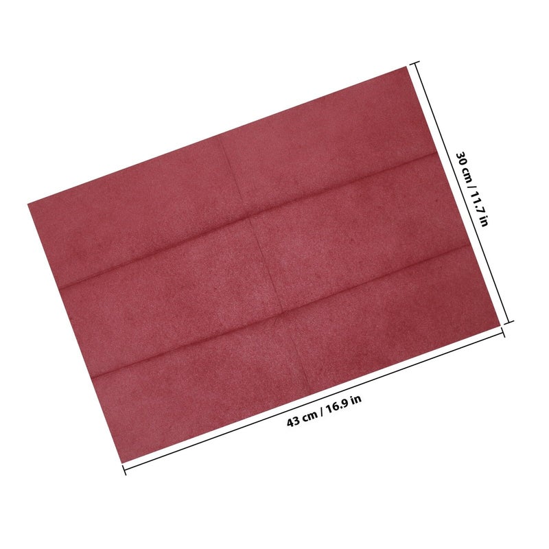 Wine Red Disposable Napkins 30x43cm 50 Sheets Soft Hand Towels For Weddings Parties Restaurant - Image 3