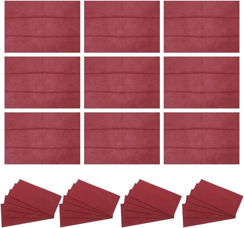 Wine Red Disposable Napkins 30x43cm 50 Sheets Soft Hand Towels For Weddings Parties Restaurant - Image 1