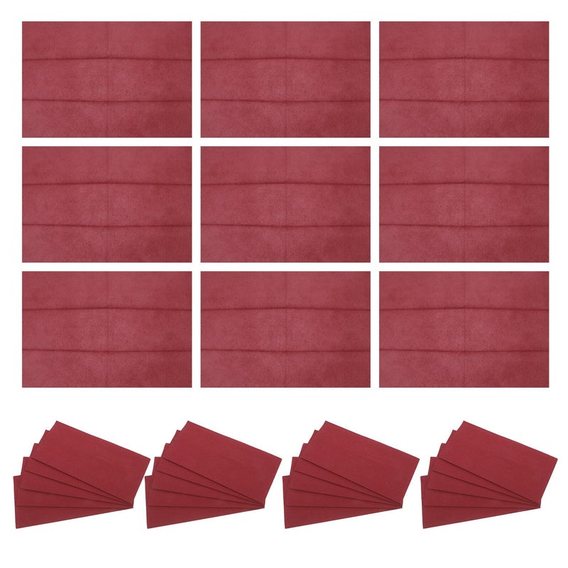 Wine Red Disposable Napkins 30x43cm 50 Sheets Soft Hand Towels For Weddings Parties Restaurant - Image 2