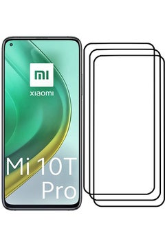 CATANES 3 Pack For Xiaomi Mi 10T Pro 5G Screen Protector Tempered Glass Full Glue Back  - Image 2