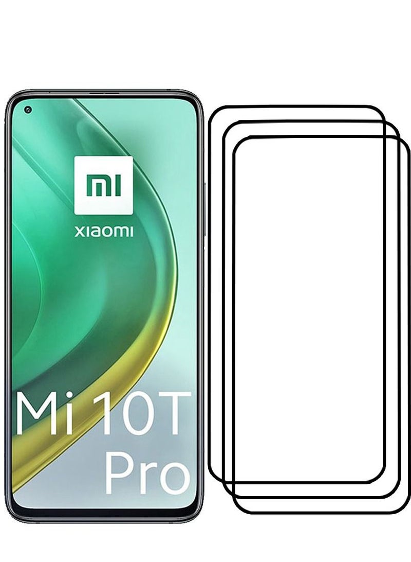 CATANES 3 Pack For Xiaomi Mi 10T Pro 5G Screen Protector Tempered Glass Full Glue Back - Image 2