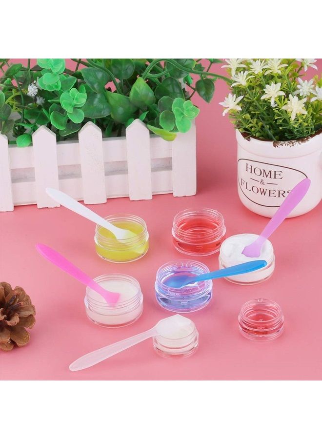 accmor 150 Pack MINI Makeup Spatulas, Reusable Cream Tip Spatulas Frosted Cosmetic Spatulas Scoops by Accmor - Image 4