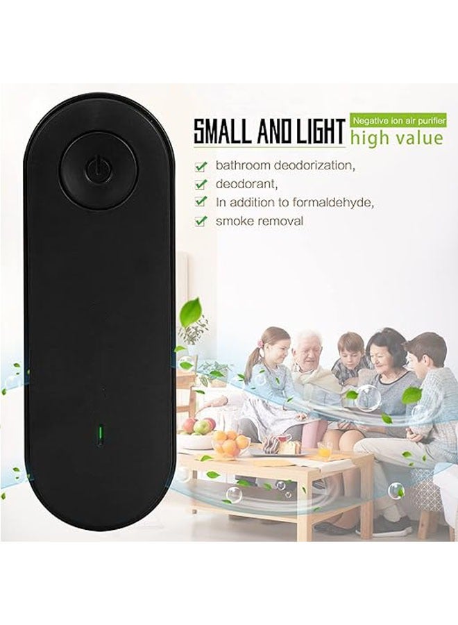 المكونات في لتنقية الهواء الأيونات السالبة ، مولد الأيونات السالبة المحمولة الصغيرة ، وتستخدم في الأسر لإزالة الروائح والملوثات ، ومناسبة لغرف النوم والمراحيض وغرف المعيشة والمراحيض والخزائن وغرف الحي - Image 2
