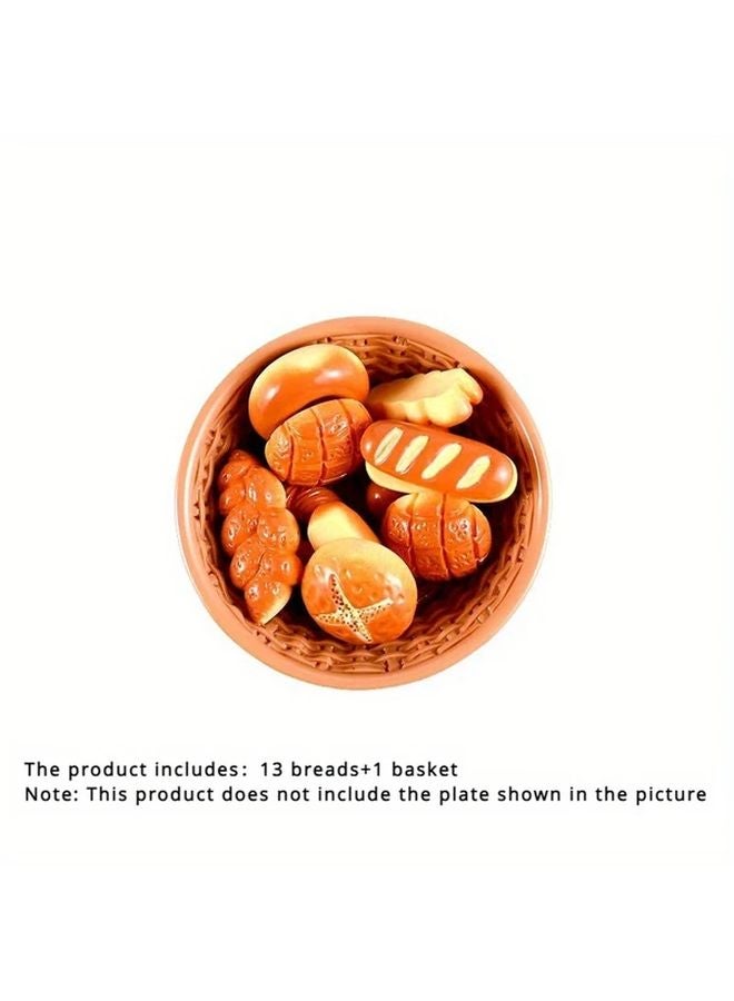 10 Piece Braid Shape Mini Lye Bread Set Resin Desktop Decoration Party Favors - Image 3