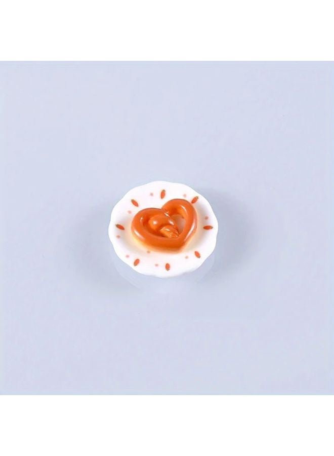 10 Piece Braid Shape Mini Lye Bread Set Resin Desktop Decoration Party Favors - Image 4