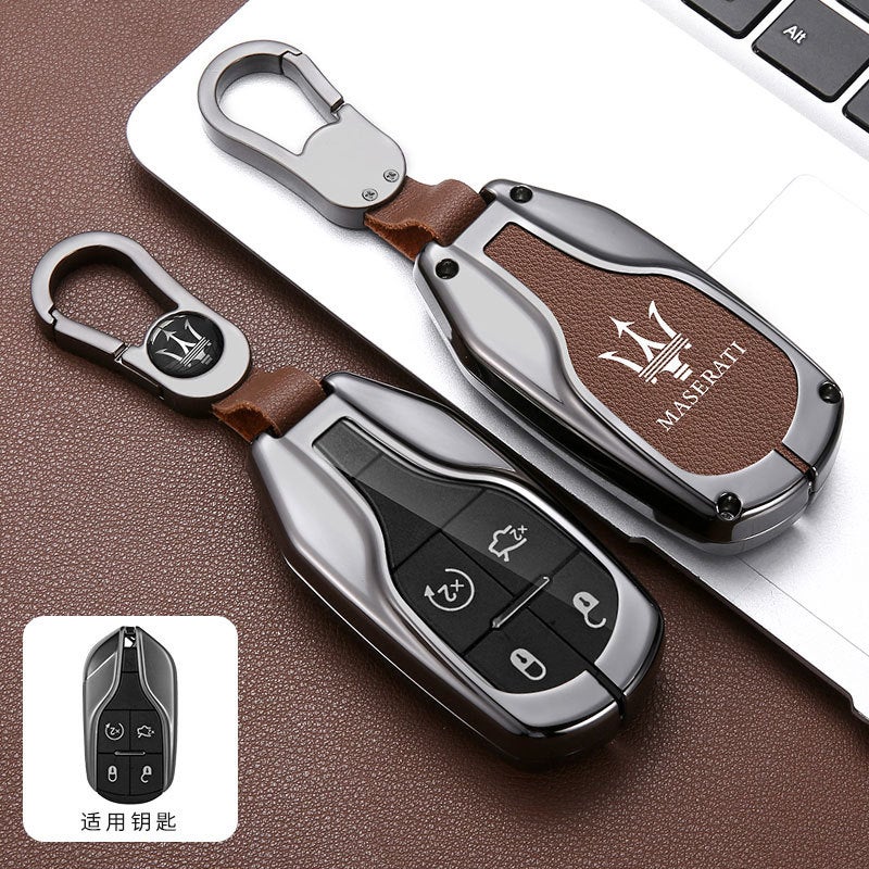 Suitable For Maserati Car Key Case Car Accessories President Jiboli Levante Grega Modification Shell Buckle - Image 1