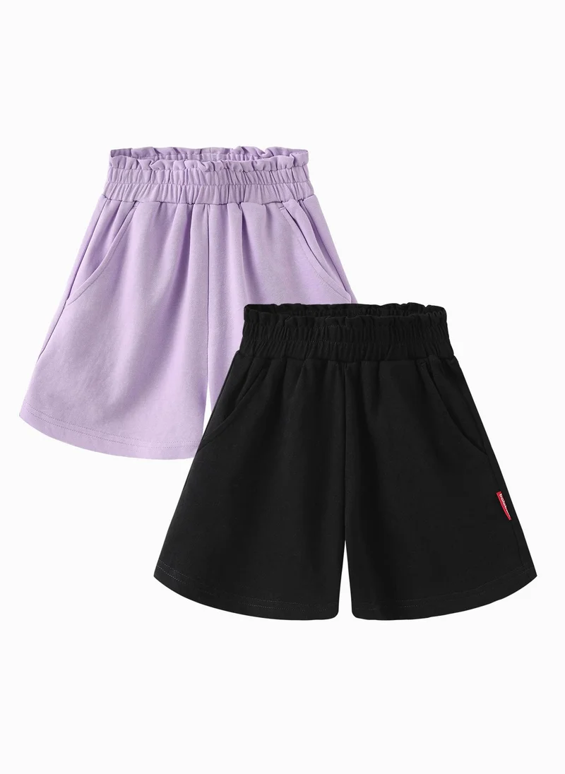 Balabala Kids Unisex Knit shorts