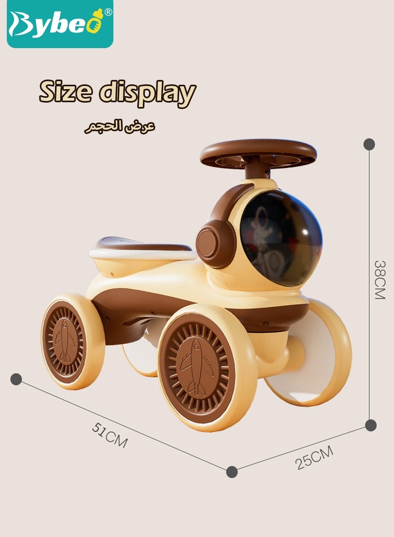 بيبو سيارة ركوب للأطفال، سيارة أرجوحة للأطفال، سيارة متأرجحة للأطفال، سيارة تويستر السحرية، دراجة توازن بأضواء وموسيقى، للصبيان والبنات من عمر 1 إلى 3 سنوات - Image 5